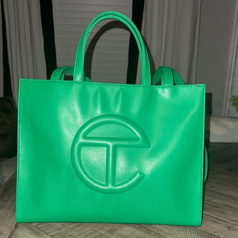 Telfar Vibrant Green Tote Bag